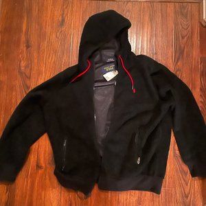 NEW!! Polo Ralph Lauren Mens Black Heavy Sherpa Fleece Jacket XL - Retails $198